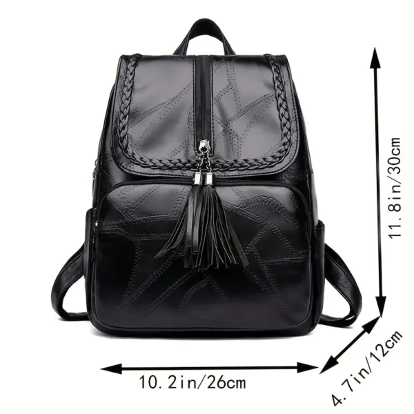 black tassel elegance