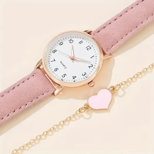 pink heart time